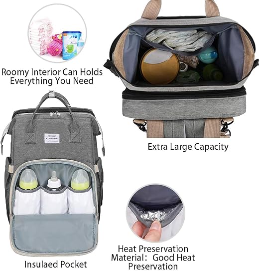 3 in 1 Diaper Bag Backpack